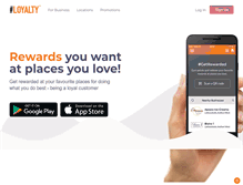 Tablet Screenshot of hashtagloyalty.com